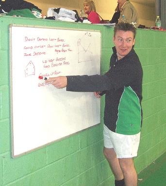 Hamburg 2007 - European Indoor Championships - Simon coaching
